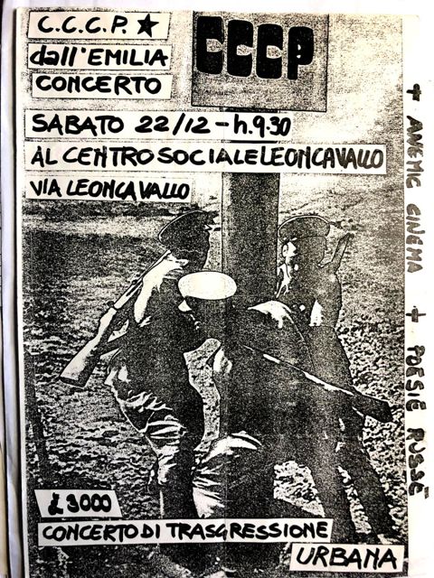 Cccp concerto di trasgressione urbana