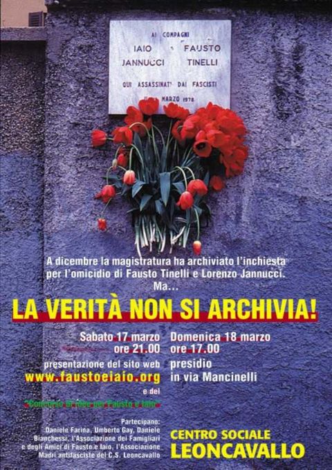 La verita non si archivia