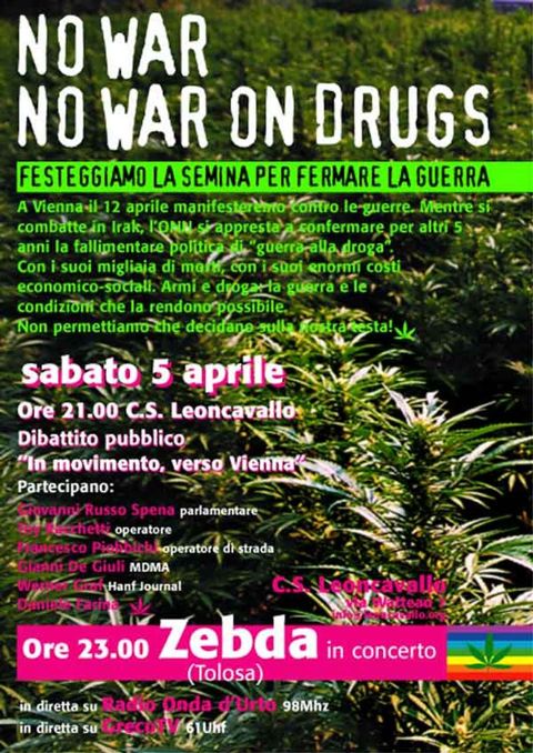 No war on drugs zebda
