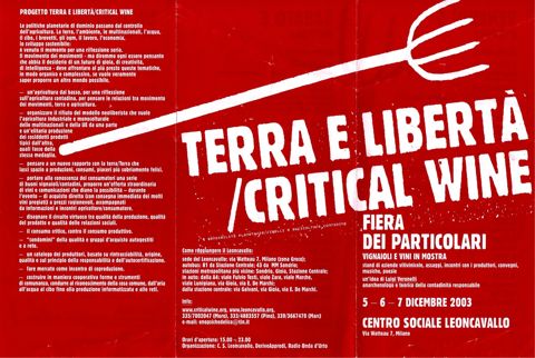 Terra e liberta critical wine