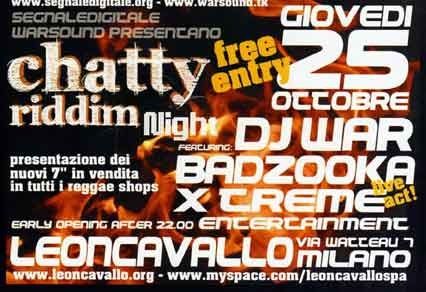 Chatty riddim