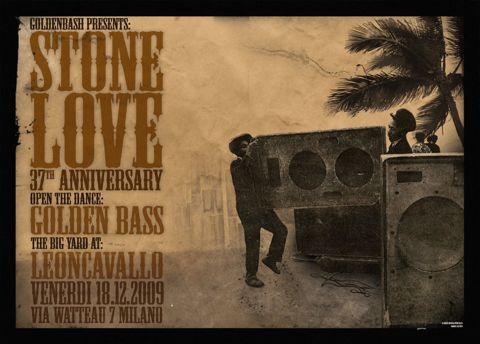Stone love 37th anniversary golden bass