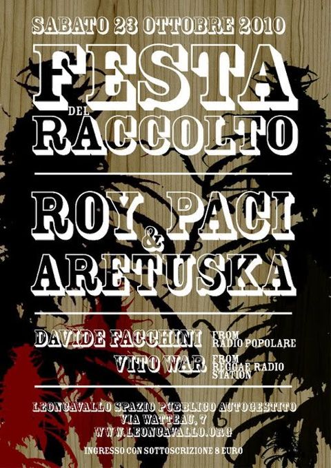Festa del raccolto roy paci aretuska