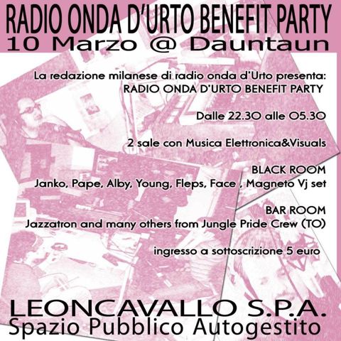 Radio onda durto benefit party