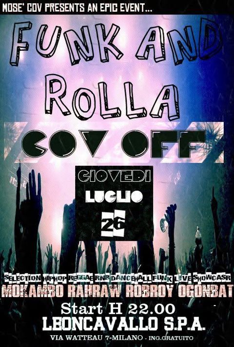 Funk and rolla cov off