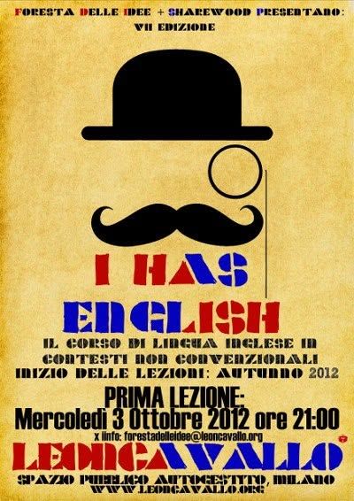 I has english