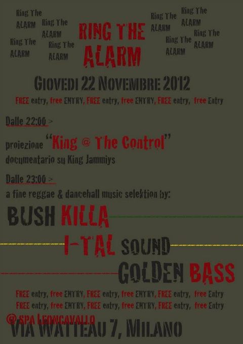 Ring the alarm