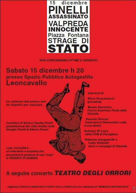Pinelli assassinato