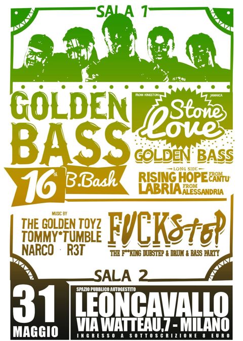 Golden bass fuck step