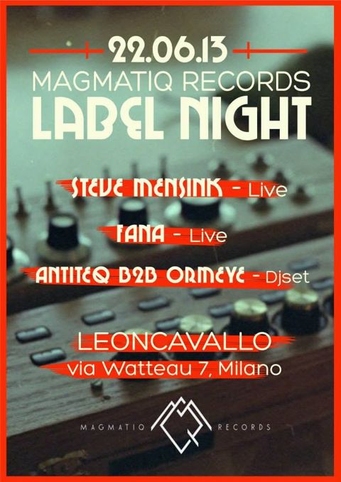Magmatiq label night