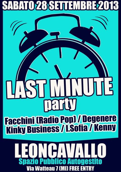 Last minute party