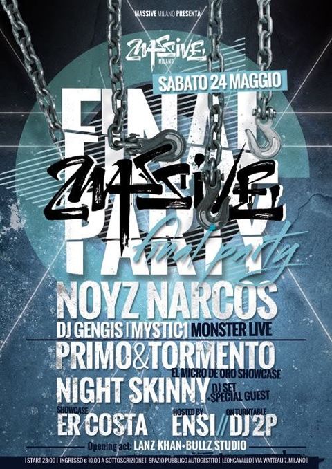 Massivemilano finalparty 24 maggio 2014