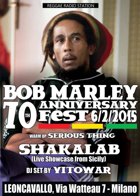Bob marley 70 anniversary