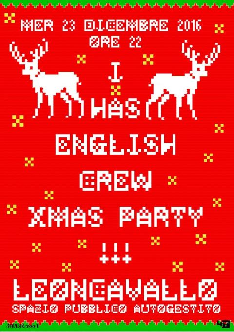 The ihasenglish crew xmas party 2015