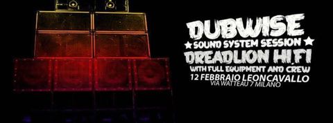 Dubwise sound system session dreadlion hi fi