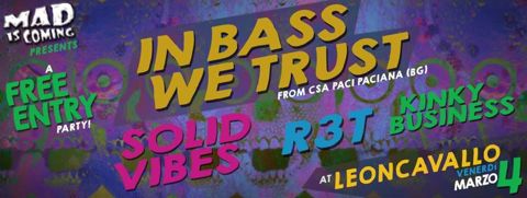 Mad is coming in bass we trust