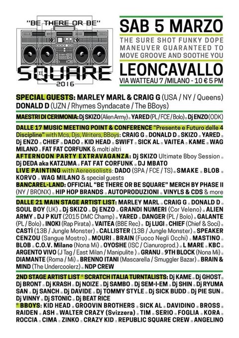 Be there or be square ii marley