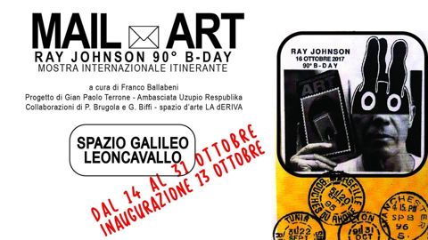 Mail art ray johnson 90b day mostra