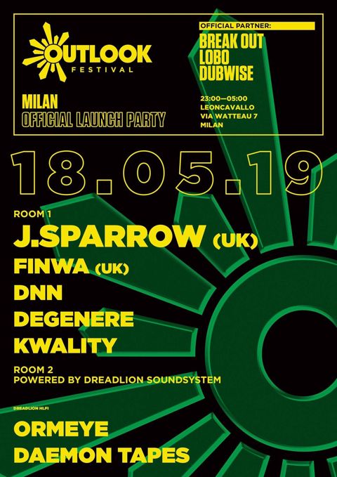 Outlook festival launch party