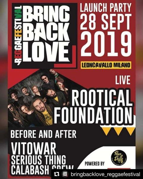 Bring back love reggae festival launch party