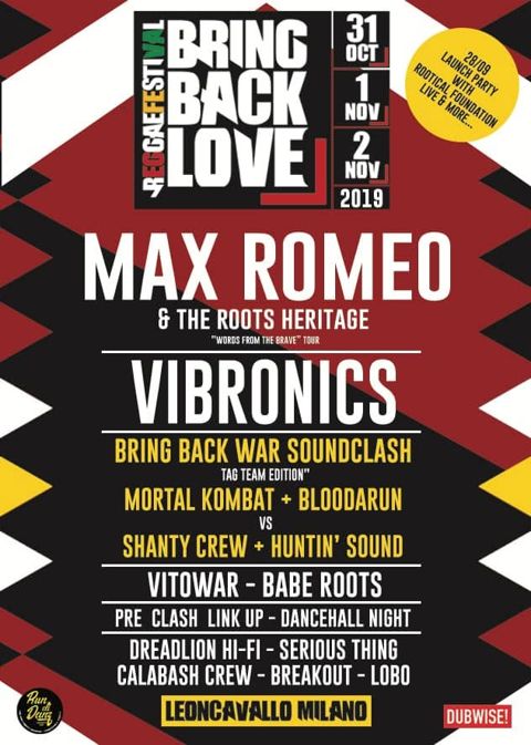 Bring back love reggae festival