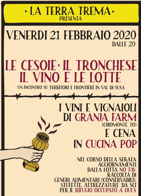 Le cesoie il tronchese il vino e le lotte