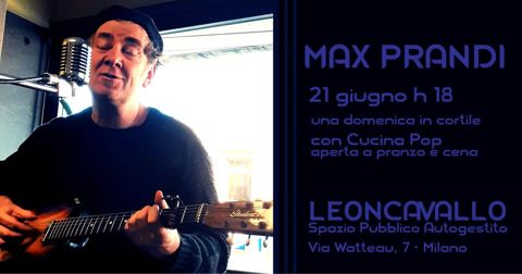 Max prandi una domenica in cortile