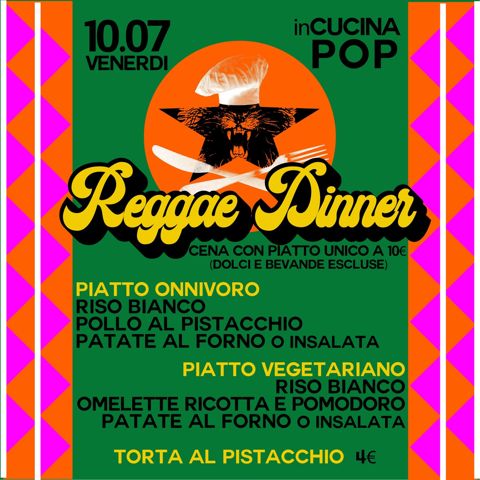 Reggae dinner