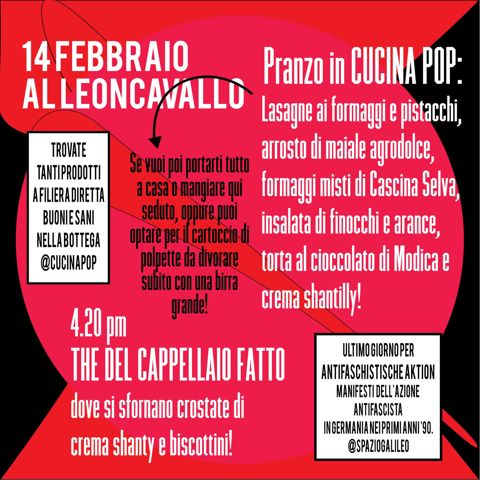 Pranzo in cucina pop