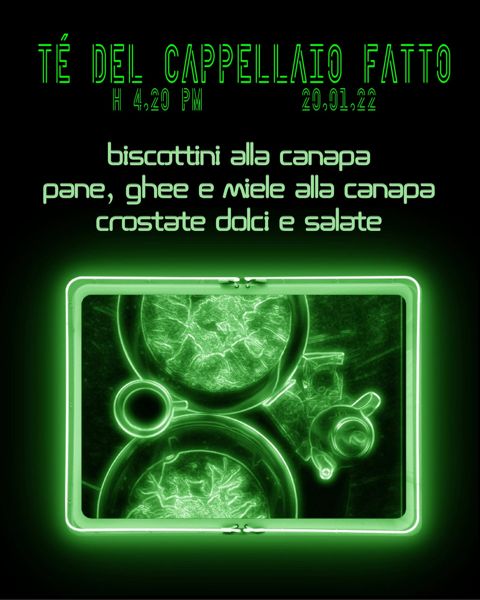 Te del cappellaio fatto