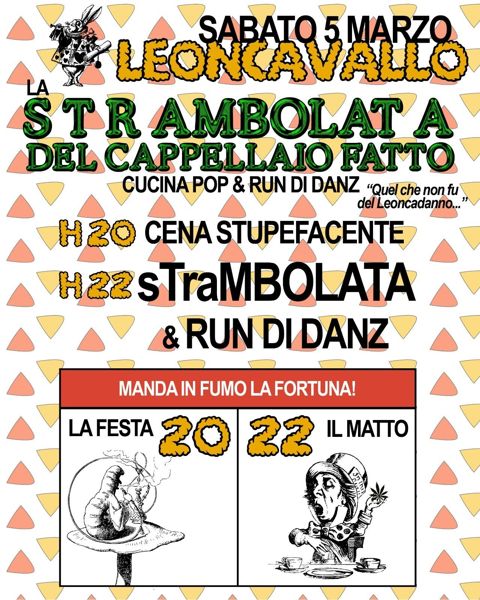 Strambolata del cappellaio fatto