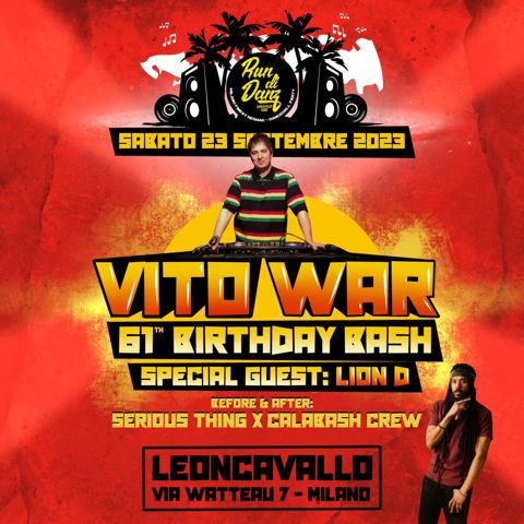 Vito war birthday bash