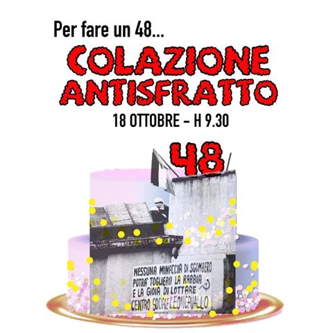 Colazione antisfratto