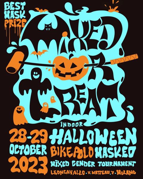 Halloween bike polo