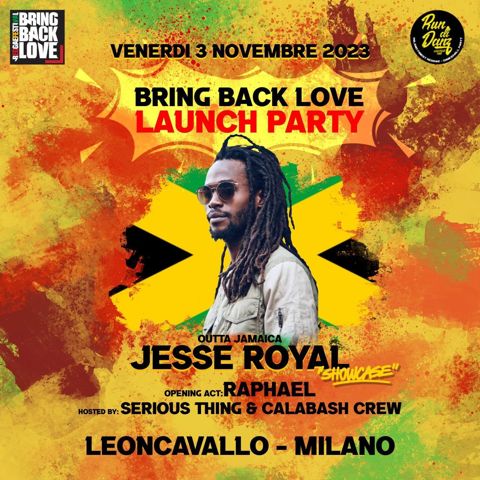Bring back love launch party