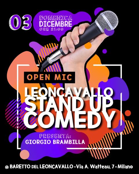 Stand up comedy open mic