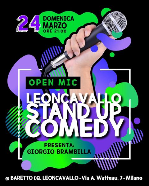 Stand up comedy open mic