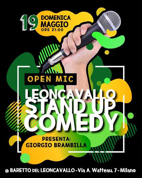 Stand up comedy open mic