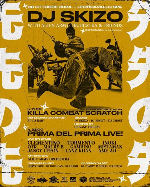 Dj skizo prima del prima live