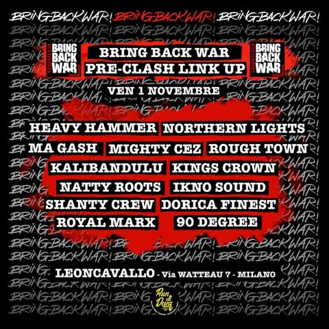 Bring back war pre clash link up