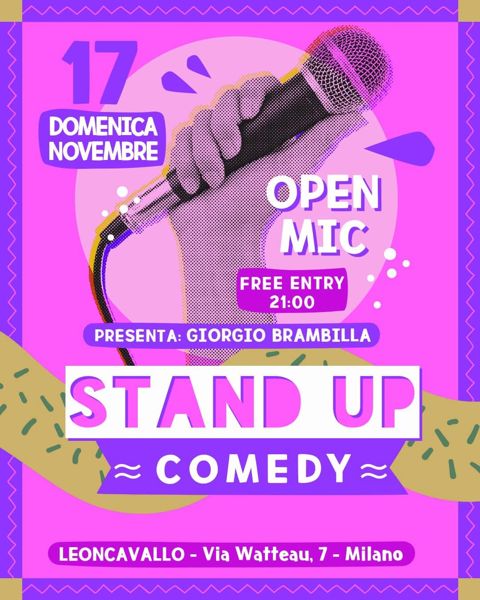 Stand up comedy open mic