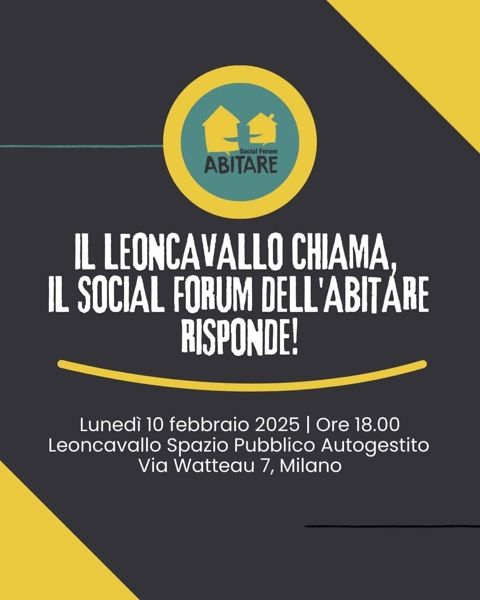 Social forum abitare