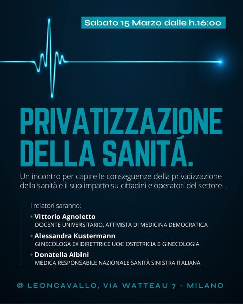 Privatizzazione della sanita