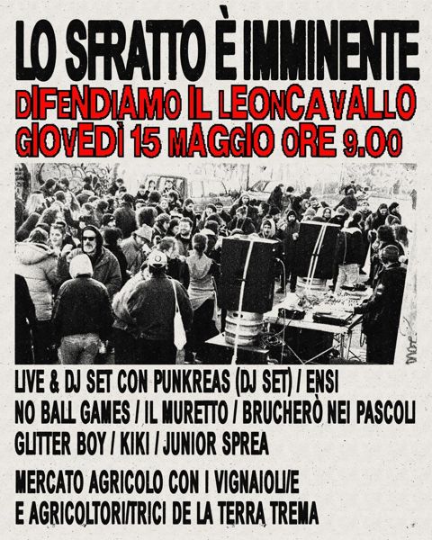Lo sfratto e imminente