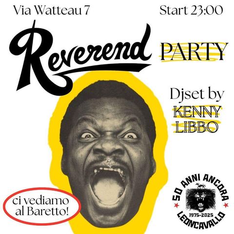 Reverend party da verificare
